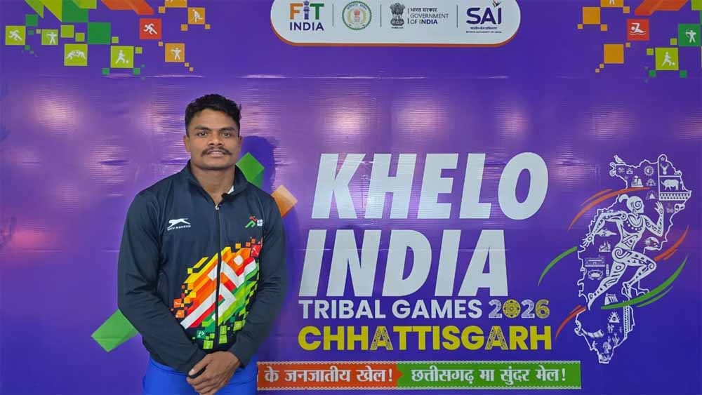 खेलो इंडिया ट्राइबल गेम्स: संघर्षों की भट्ठी में तपकर सोना बने झारखंड के अंजित मुंडा, कुश्ती में जीता गोल्ड मेडल खेलो इंडिया ट्राइबल गेम्स: संघर्षों की भट्ठी में तपकर सोना बने झारखंड के अंजित मुंडा, कुश्ती में जीता गोल्ड मेडल