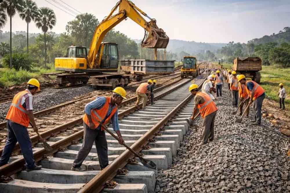 एमपी में नई रेललाइन प्रोजेक्ट: 108 गांवों की जमीन अधिग्रहित, 2030 तक पूरा होगा काम एमपी में नई रेललाइन प्रोजेक्ट: 108 गांवों की जमीन अधिग्रहित, 2030 तक पूरा होगा काम