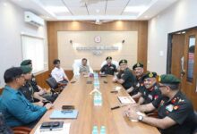 उप मुख्यमंत्री शुक्ल से थल सेना प्रमुख जनरल उपेन्द्र द्विवेदी ने की सौजन्य भेंट