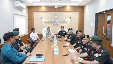 उप मुख्यमंत्री शुक्ल से थल सेना प्रमुख जनरल उपेन्द्र द्विवेदी ने की सौजन्य भेंट