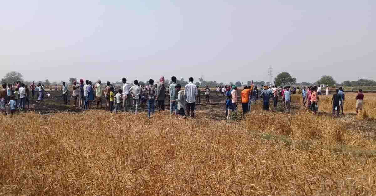 चंदौली में गेहूं की फसल पर आग का तांडव, 10 बीघा से अधिक खेत जलकर राख चंदौली में गेहूं की फसल पर आग का तांडव, 10 बीघा से अधिक खेत जलकर राख
