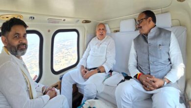 सीएम योगी के निर्देश पर उप मुख्यमंत्री व कृषि मंत्री ने किया हवाई सर्वे