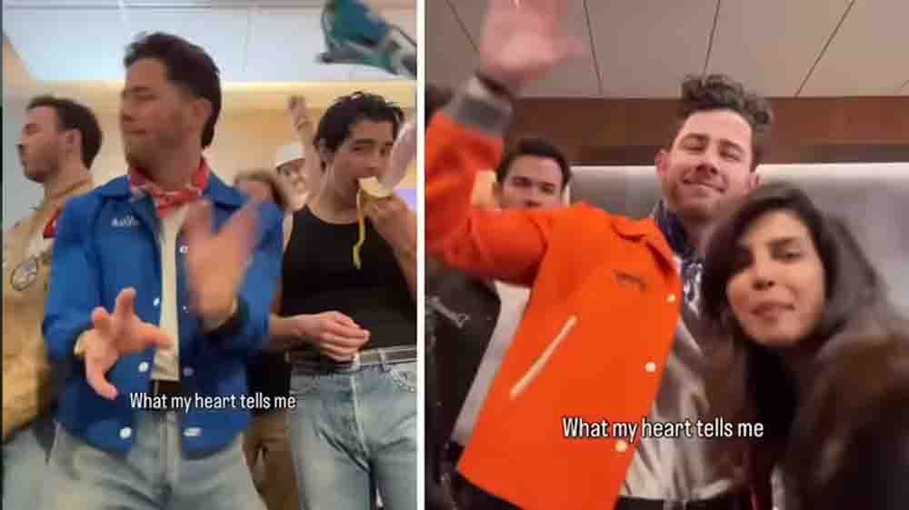 बॉलीवुड गानों पर थिरके निक जोनस, सोशल मीडिया पर वीडियो ट्रेंड में