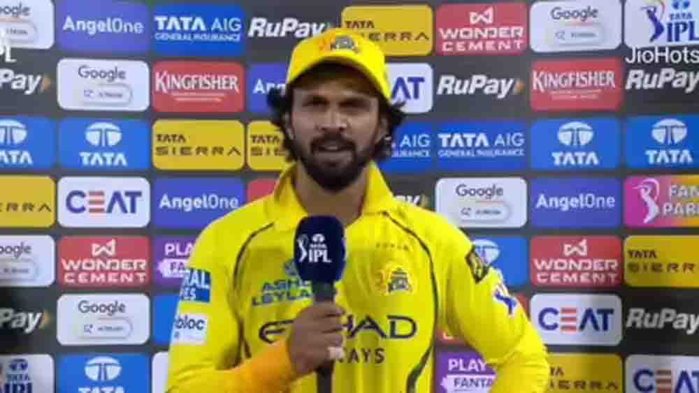 जीत के बाद CSK को झटका: रुतुराज गायकवाड़ पर 12 लाख का जुर्माना