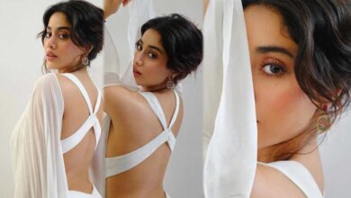 कपूर खानदान की बेटी जाह्नवी का बोल्ड लुक, बैकलेस ड्रेस में दिया किलर पोज