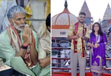 महाकाल के दर पर एक्टर मिलिन्द सोमन और क्रिकेटर नीतीश राणा, बाबा से किया दिल की बात का खुलासा