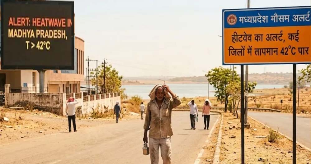 मध्य प्रदेश में पारा 42 डिग्री पार, नर्मदापुरम सबसे गर्म, 16-17 अप्रैल को चलेगी भीषण लू, 17 जिलों में अलर्ट