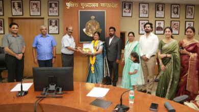 पुलिस मुख्यालय परिवार द्वारा नौसेवानिवृत्‍त कर्मचारियों को भावभीनी विदाई