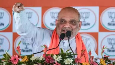 बंगाल में बोले अमित शाह- ‘कमल का बटन दबाओ, भाजपा सरकार बनाओ, घुसपैठियों को भगाओ’