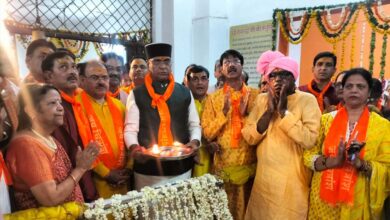 भोपाल में अत्यंत हर्ष और उल्लास से निकली चित्रगुप्त जी की भव्य शोभा यात्रा