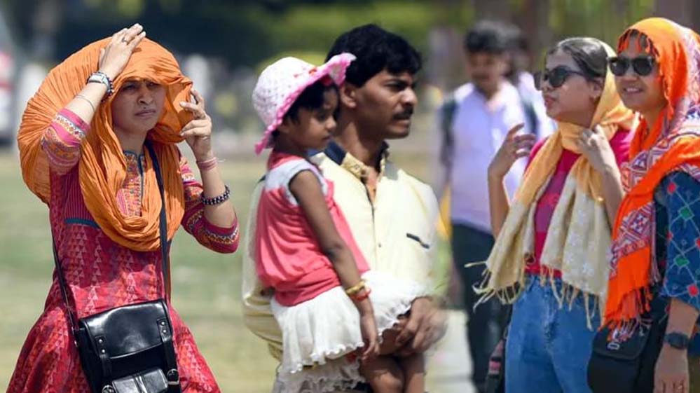 खजुराहो में 10 साल का रिकॉर्ड टूटा, पारा 46 पार; एमपी में भीषण गर्मी, 4 जिलों में लू और 12 जिलों में आंधी-बारिश का अलर्ट
