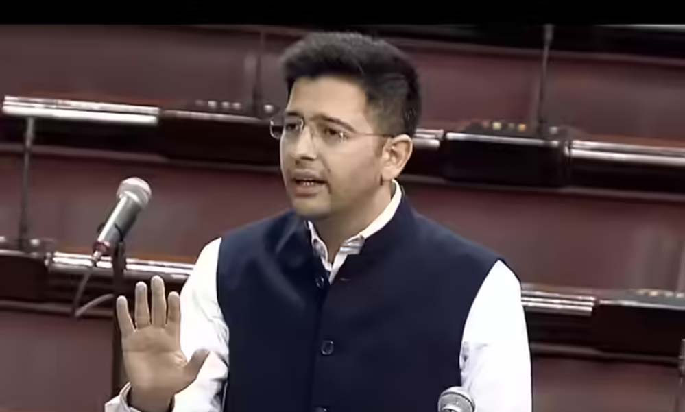 राघव चड्डा पर एक्शन, AAP ने राज्यसभा में उपनेता के पद से हटाया