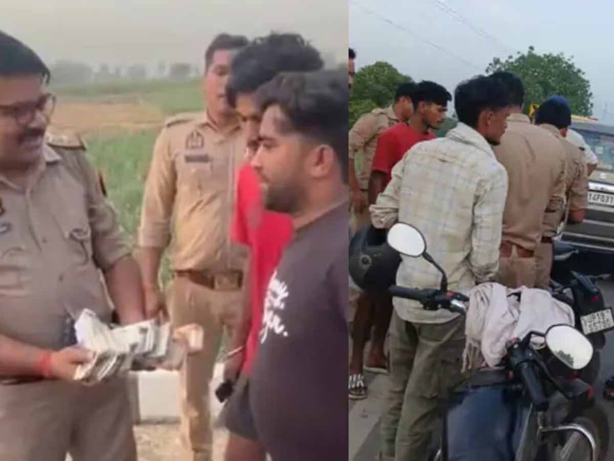 शामली में हाईवे पर नोटों की बारिश, सड़क से 4 लाख रुपये बरामद