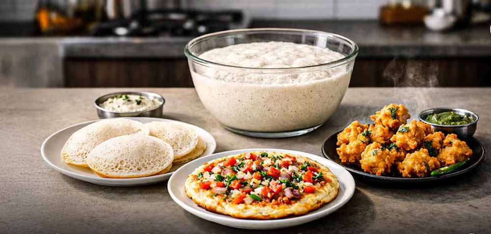 बचे हुए डोसा बैटर से बनाएं स्वादिष्ट और क्रिएटिव स्नैक्स बचे हुए डोसा बैटर से बनाएं स्वादिष्ट और क्रिएटिव स्नैक्स