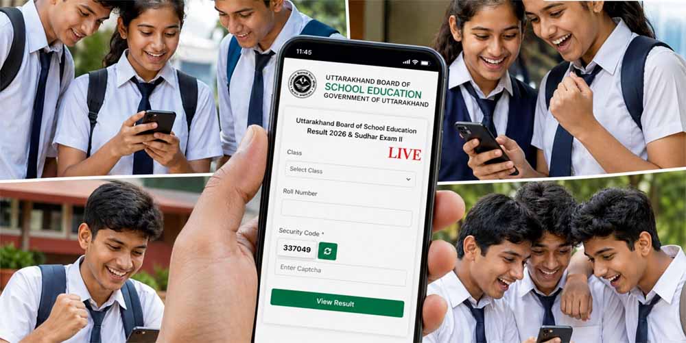 त्तराखंड बोर्ड रिजल्ट 2026 जार,10वीं में 92.10% और 12वीं में 85.11% छात्र पास