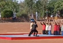 भोपाल में लाल परेड ग्राउंड पर NSG कमांडो ने दिखाया पावर शॉ