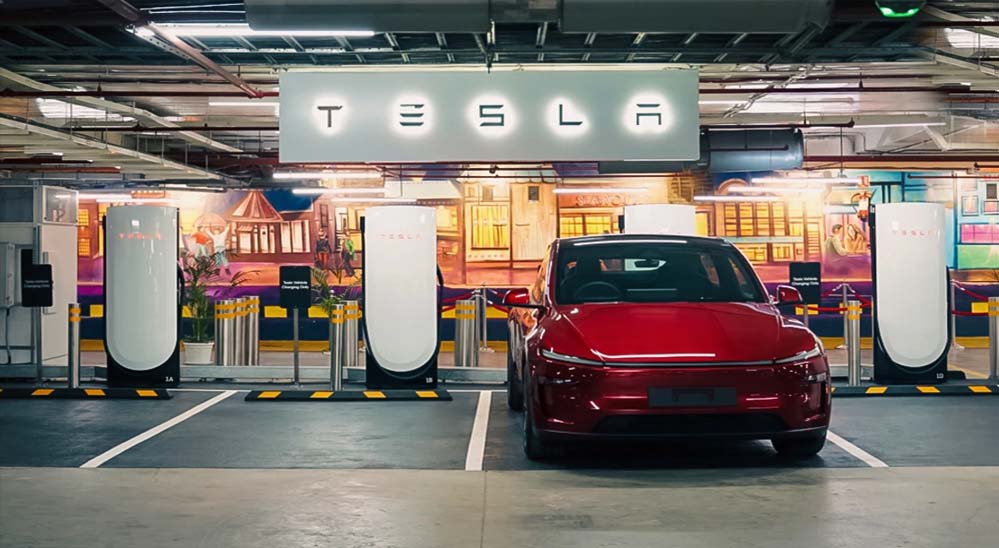 TESLA ने लगाया नया सुपरचार्जर, अब 15 मिनट में चार्ज होगी इलेक्ट्रिक कार TESLA ने लगाया नया सुपरचार्जर, अब 15 मिनट में चार्ज होगी इलेक्ट्रिक कार