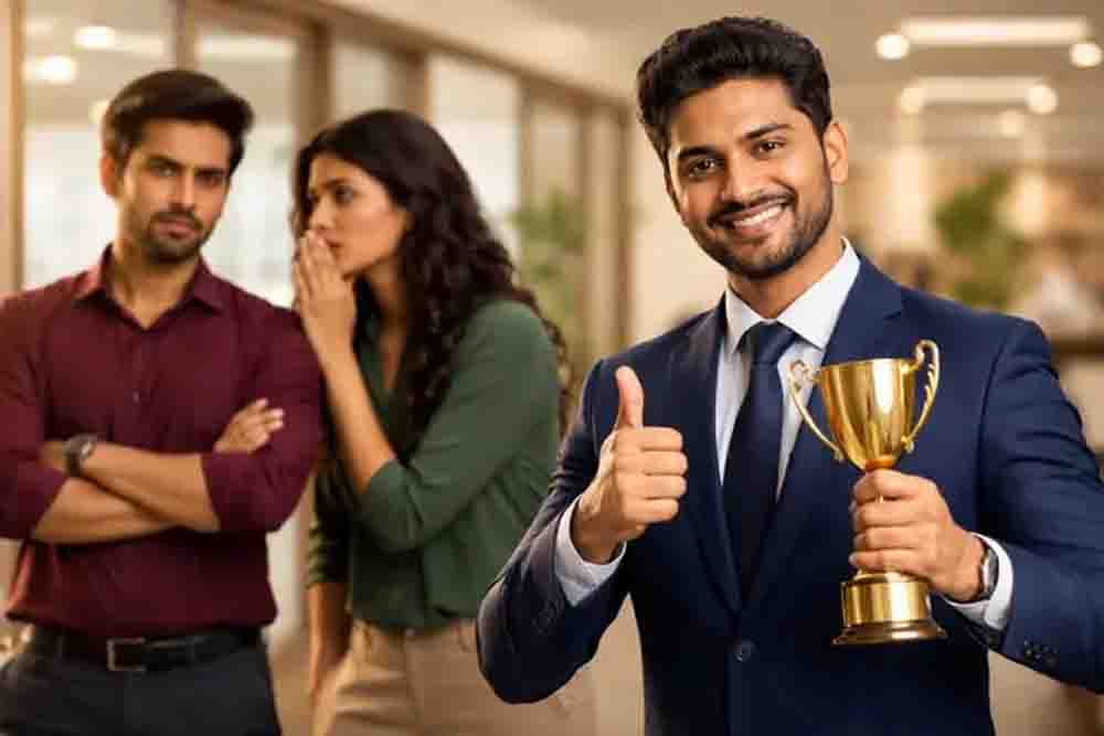 सफलता मिलते ही लोग क्यों बनाने लगते हैं दूरी? आचार्य चाणक्य ने बताए ईर्ष्या और मानसिक स्थिति के असली कारण सफलता मिलते ही लोग क्यों बनाने लगते हैं दूरी? आचार्य चाणक्य ने बताए ईर्ष्या और मानसिक स्थिति के असली कारण