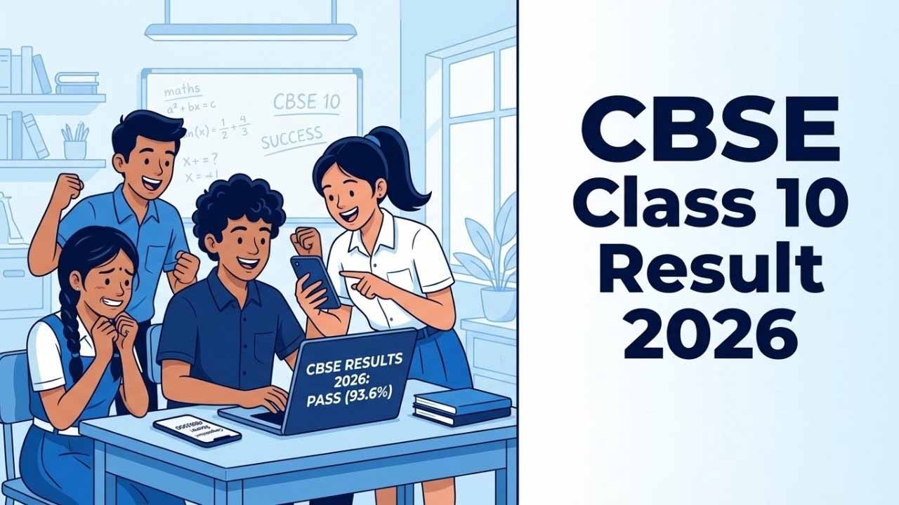 सीबीएसई 10वीं रिजल्ट 2026 जारी, ऐसे करें चेक और डाउनलोड