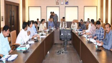 मंत्री विश्वास सारंग ने ली खेल एवं युवा कल्याण विभाग की समीक्षा बैठक