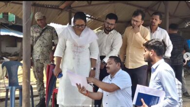 मोहला : कलेक्टर श्रीमती तुलिका प्रजापति ने जिला मुख्यालय में निर्माण कार्यों का किया निरीक्षण