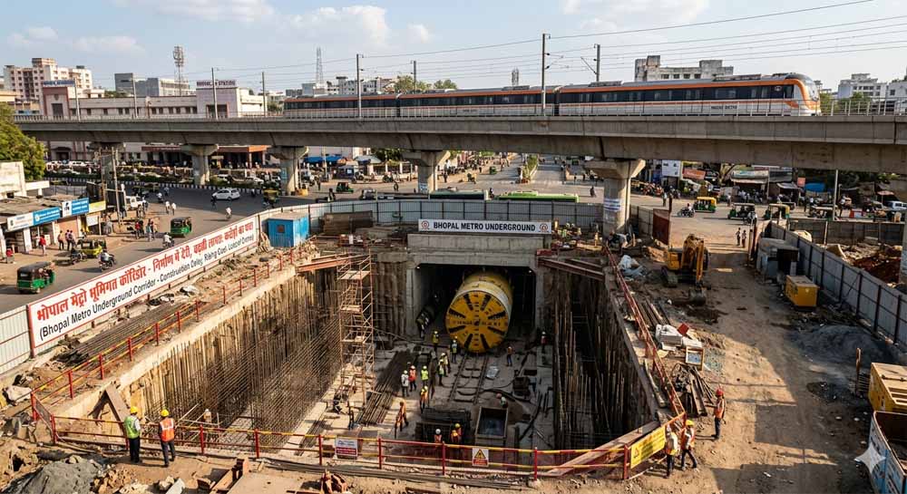 इंदौर मेट्रो के पीछे छाया भोपाल का घाटा: भूमिगत कॉरिडोर में देरी, लागत बढ़ी करोड़ों तक