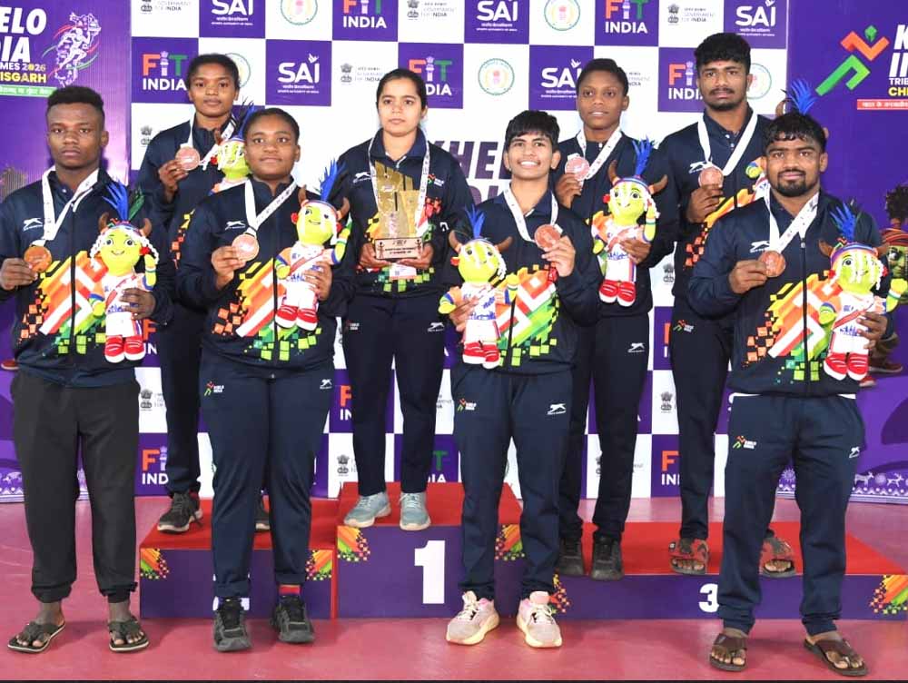 खेलो इंडिया ट्राइबल गेम्स में चमकी प्रतिभा: सिद्दी पहलवान बने कुश्ती के ‘पावर हाउस’ खेलो इंडिया ट्राइबल गेम्स में चमकी प्रतिभा: सिद्दी पहलवान बने कुश्ती के ‘पावर हाउस’