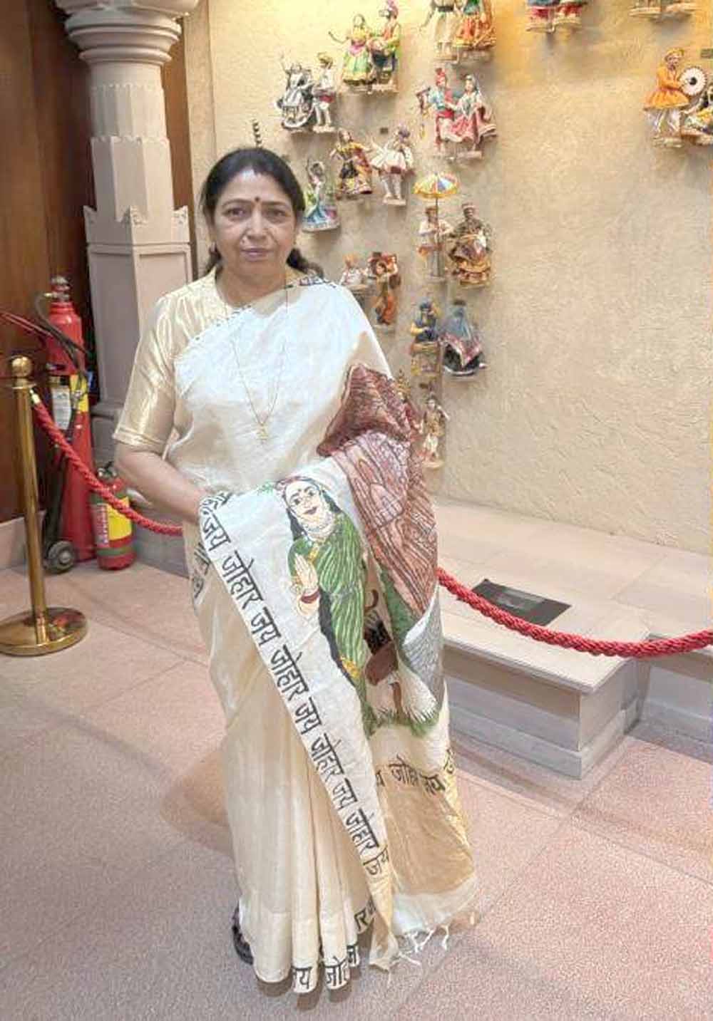 राज्यसभा में गूंजा ‘जय जोहार’: छत्तीसगढ़ महतारी और भोरमदेव मंदिर साड़ी में लक्ष्मी वर्मा ने ली शपथ