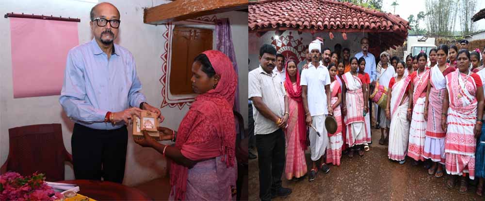 राज्यपाल  रमेन डेका ने जशपुर के केरेगांव होम-स्टे का किया अवलोकन