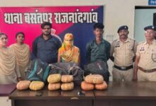 राजनांदगांव में बड़ा खुलासा: पुलिस को देख घबराए तस्कर, 9 किलो से ज्यादा गांजा बरामद