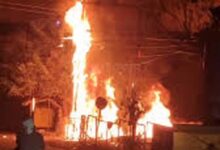 भोपाल के MP नगर में ट्रांसफार्मर ब्लास्ट: फॉर्च्यूनर कार चपेट में, इलाके में अफरा-तफरी