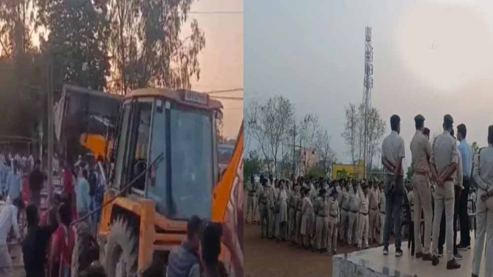 Burhanpur में अतिक्रमण हटाने गई टीम पर पथराव, JCB ऑपरेटर समेत 4 लोग घायल