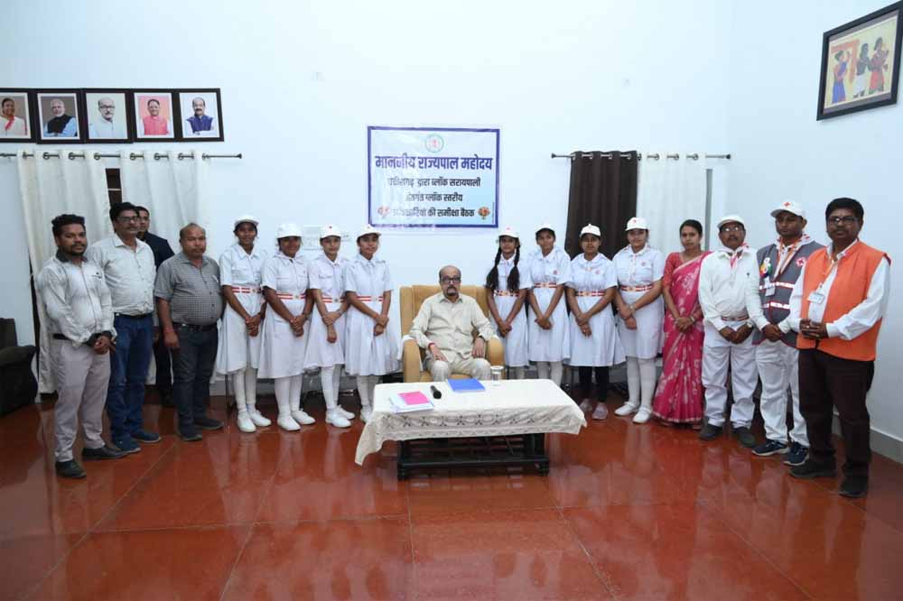 राज्यपाल से रेडक्रॉस प्रतिनिधियों ने की सौहार्दपूर्ण भेंट