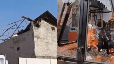 इंदौर में बड़ा हादसा: सुयश अस्पताल परिसर में 70 फीट ऊंचा छज्जा गिरा