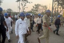 उद्योग एवं सार्वजनिक उपक्रम मंत्री लखनलाल देवांगन ने किया वेदांता पावर प्लांट के घटनास्थल का निरीक्षण