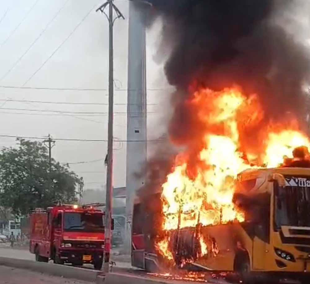 ग्‍वालियर में झांसी रोड थाना पुलिस की त्वरित कार्रवाई से टला बड़ा हादसा