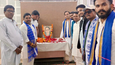 मप्र कांग्रेस कार्यालय में बाबासाहेब अंबेडकर की 135वीं जयंती संपन्न