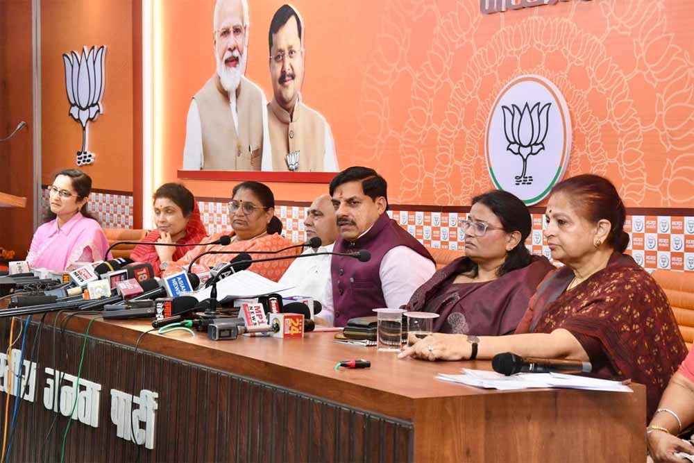 भाजपा कहती नहीं, करके दिखाती है, प्रदेश के 17 जिलों में महिलाएं कलेक्टर व 10 जिलों में एसपी हैं- डॉ. मोहन यादव