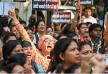 महिला आरक्षण बिल पर सियासी घमासान, दिल्ली में भाजपा का प्रदर्शन—राहुल गांधी के घर के बाहर विरोध
