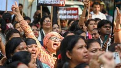 महिला आरक्षण बिल पर सियासी घमासान, दिल्ली में भाजपा का प्रदर्शन—राहुल गांधी के घर के बाहर विरोध