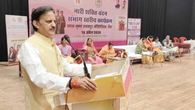 बेटियों की पूजा व नारियों के सम्मान से ही देश प्रगति के पथ पर अग्रसर है : उप मुख्यमंत्री शुक्ल