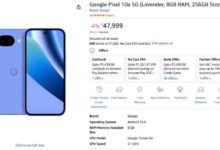 Google Pixel 10a पर मिल रही है भारी छूट और अब बेहद कम कीमत में घर ले आएं गूगल का यह प्रीमियम 5G स्मार्टफोन