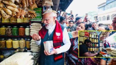 चुनाव प्रचार के दौरान PM मोदी ने लिया झालमुड़ी का स्वाद, बोले—‘भाई, कितने की है?’