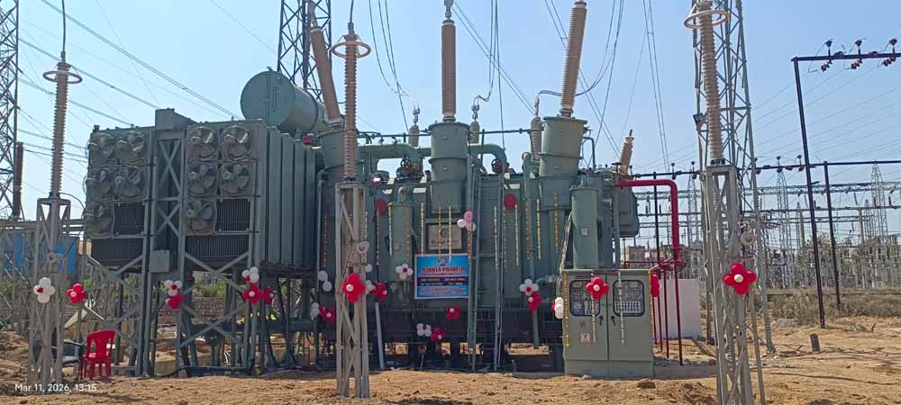 छतरपुर में क्षेत्र का पहला 200 एमवीए क्षमता का पावर ट्रांसफार्मर हुआ ऊर्जीकृत : ऊर्जा मंत्री तोमर छतरपुर में क्षेत्र का पहला 200 एमवीए क्षमता का पावर ट्रांसफार्मर हुआ ऊर्जीकृत : ऊर्जा मंत्री तोमर