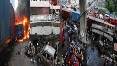 रेलवे क्रॉसिंग पर बड़ा हादसा: बस से टकराई मालगाड़ी, आग में 8 की मौत