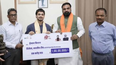 ईशान किशन को बिहार सरकार का बड़ा सम्मान, 1 करोड़ रुपये का पुरस्कार