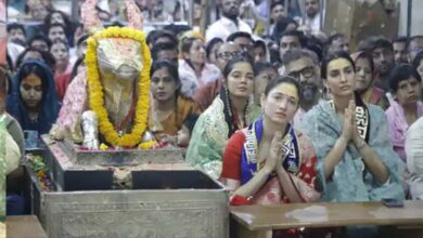 महाकाल की भक्ति में लीन दिखीं तमन्ना भाटिया: त्रिपुण्ड लगाकर भस्म आरती में हुईं शामिल