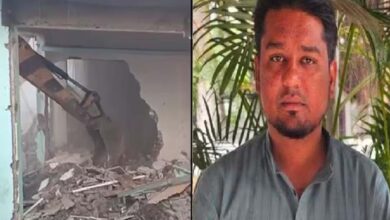 TCS कांड में बड़ा एक्शन: निदा खान के मददगार AIMIM पार्षद मतीन पटेल के घर-ऑफिस पर चला बुलडोजर