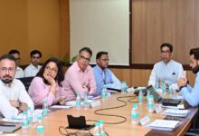 भारत सरकार के भूमि संसाधन सचिव ने छत्तीसगढ़ के मुख्य सचिव से की सौजन्य भेंट