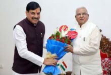 राज्यपाल पटेल से मुख्यमंत्री डॉ. यादव ने की सौजन्य भेंट